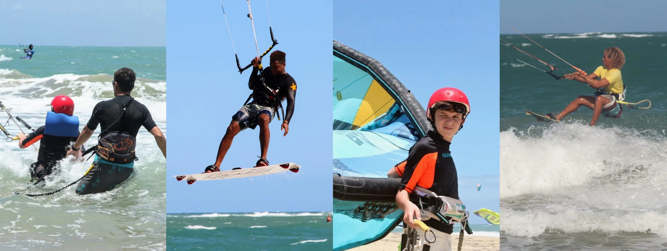Learning kitesurfing in Cabarete